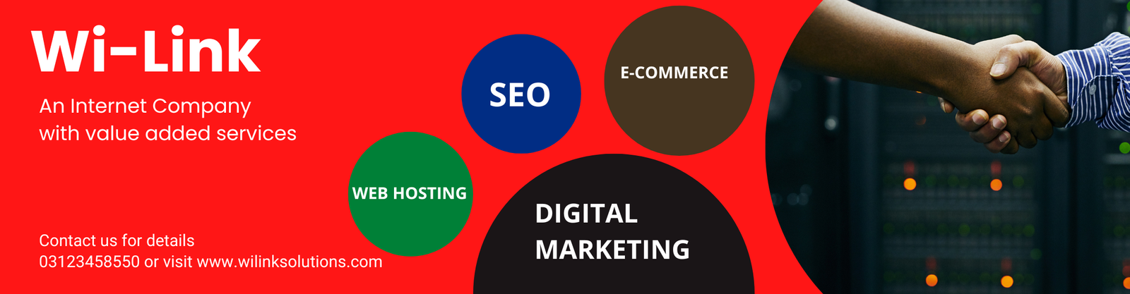 digital marketing and value added services banner