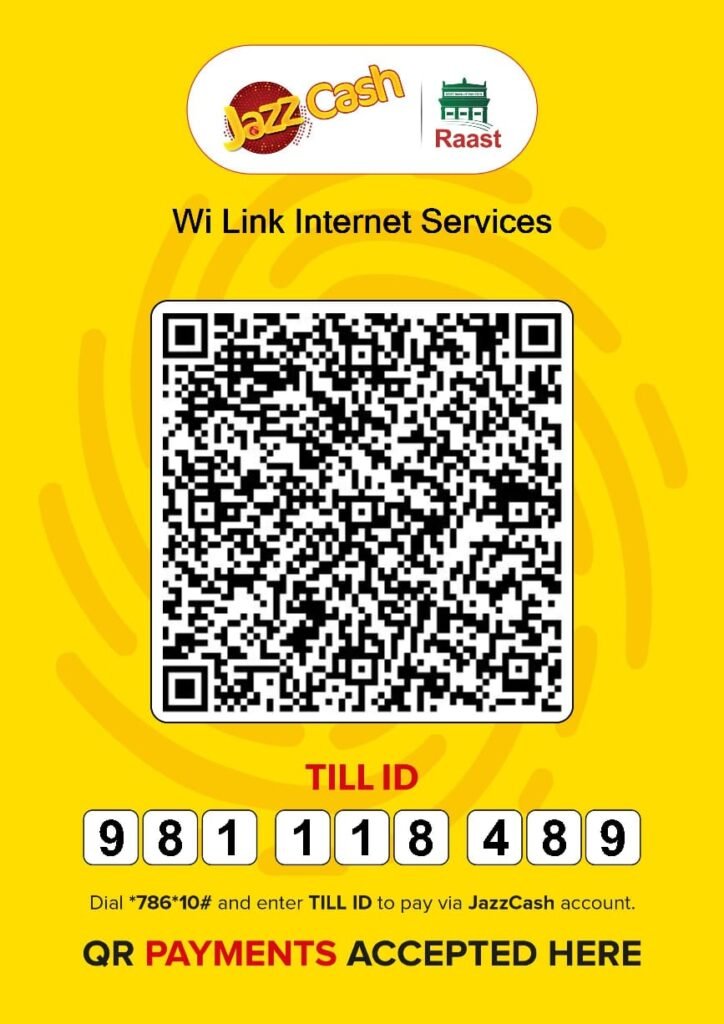 Wi-Link jazz cash QR code